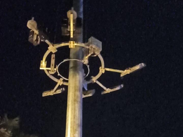 PEMASANGAN LAMPU HIGH MAST DI SUNWAY